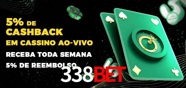 Promoções do cassino ao Vivo 338bet